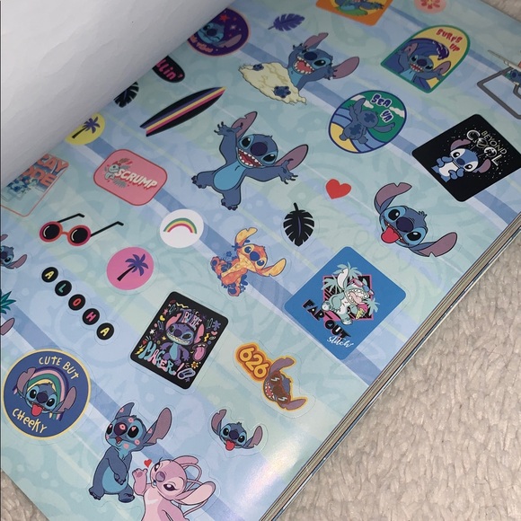 NEW Disney Stitch Books Tell Time & Sticker Book - Picture 9 of 13